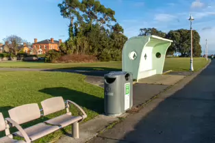 THE WIND SHELTERS AND THE BANDSTAND ALONG CLONTARF PROMENADE [REMAIN AS A TRIBUTE TO HERBERT SIMMS]-246828-1