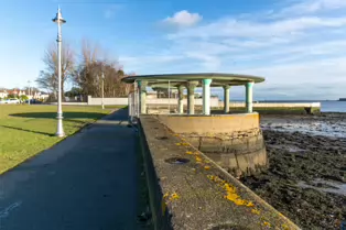 THE WIND SHELTERS AND THE BANDSTAND ALONG CLONTARF PROMENADE [REMAIN AS A TRIBUTE TO HERBERT SIMMS]-246836-1