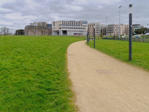 TU CAMPUS GRANGEGORMAN The campus is situated on the site of the former St. Brendan's Hospital, marking a large-scale urban regeneration...