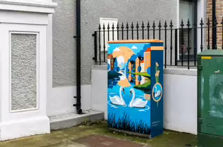 BY MAUREEN KELLY FOX AND HER DAUGHTER IZZY FOX [PAINT-A-BOX STREET ART IN CHAPELIZOD]-246608-1