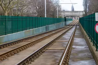 EXPLORING A UNIQUE SECTION OF THE LUAS RED LINE [THE GRASS SECTION BETWEEN THE SUIR ROAD STOP AND THE RIALTO STOP]-247761-1