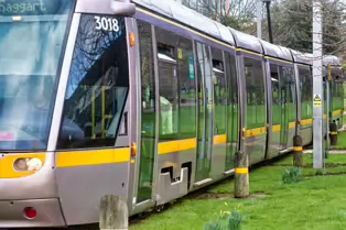 EXPLORING A UNIQUE SECTION OF THE LUAS RED LINE [THE GRASS SECTION BETWEEN THE SUIR ROAD STOP AND THE RIALTO STOP]-247782-1
