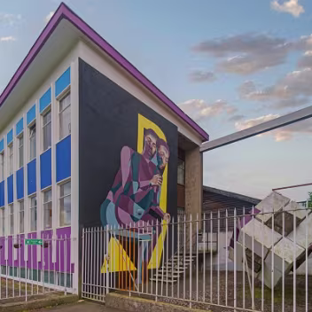 SLEEPING PATTERNS MURALS 2017 Sleeping Patterns murals by the Church of Best Ever. This particular mural no longer exists but the second one of the...
