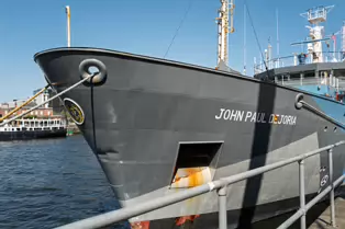 THE JOHN PAUL DEJORIA PHOTOGRAPHED AT SIR JOHN ROGERSON'S QUAY IN DUBLIN[SATURDAY 10 MAY 2025]-250922-1