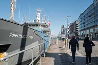 THE JOHN PAUL DEJORIA PHOTOGRAPHED AT SIR JOHN ROGERSON'S QUAY IN DUBLIN[SATURDAY 10 MAY 2025]-250924-1