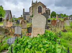 ST ELIZABETH'S OLD CHURCH IN DUNDONALD [THIS TIME I MANAGED TO GAIN ACCESS TO THE CHURCHYARD]-251763-1