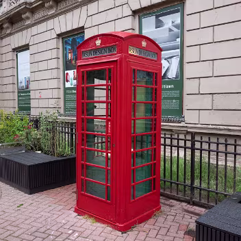 THE RED PHONE KIOSK