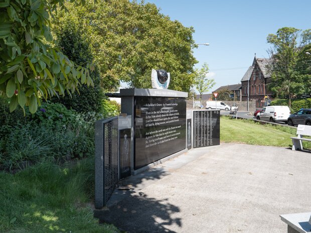WAR MEMORIAL In the Irish town of Dundalk, the unveiling of a new memorial dedicated to local individuals who perished in the First...