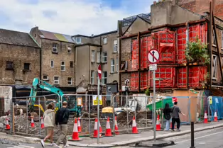 DEMOLITION AT THE CAPEL STREET END OF PARNELL STREET [UPPER JERVIS LANE]-251691-1