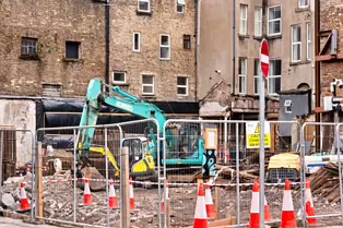 DEMOLITION AT THE CAPEL STREET END OF PARNELL STREET [UPPER JERVIS LANE]-251693-1