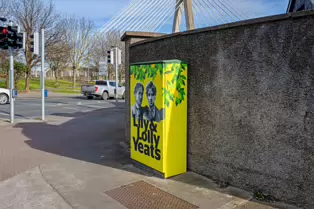 A PAINT-A-BOX STREET ART TRIBUTE TO LILY AND LOLLY YEATS [LOCATED NEAR ST NAHI'S CHURCH]-248443-1