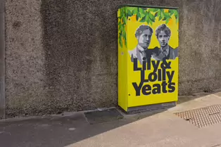 A PAINT-A-BOX STREET ART TRIBUTE TO LILY AND LOLLY YEATS [LOCATED NEAR ST NAHI'S CHURCH]-248444-1