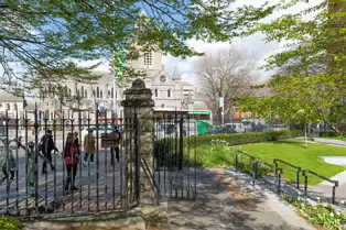 THE PEACE PARK ACROSS THE ROAD FROM CHRIST CHURCH CATHEDRAL [FOUR YEARS AFTER IT WAS REOPENED]-247429-1