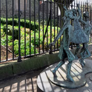 THE PEACE PARK IN 2023 The park occupies the site of Dublin's old Tholsel, a significant building from the Norman invasion until its demolition...