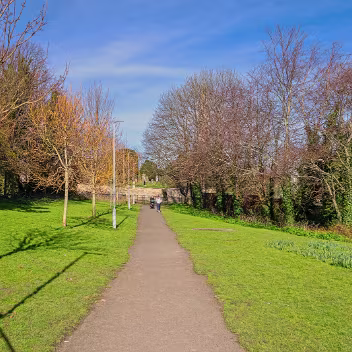 REVITALISED FINSBURY PARK Today, while exploring Dundrum with my camera, I stumbled upon a delightful surprise: a linear green space, Finsbury...