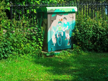 PAINT-A-BOX While Herbert Park in Dublin is not known for extensive street art like some other areas of the city, there are a couple...