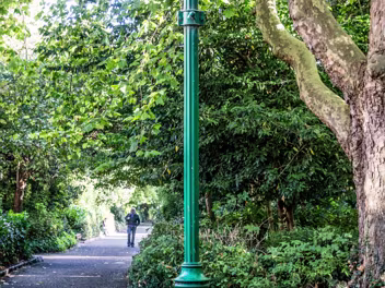 LAMPOST COLLECTION Merrion Square Park in Dublin once housed a unique collection of antique lampposts, showcasing the city's rich history...