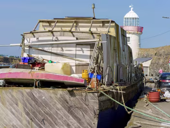 OLD MINE SWEEPER The HMS Portisham was built in 1956 as part of the Ham-class inshore minesweepers, a fleet of vessels designed for...