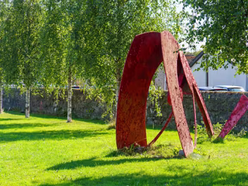 RED METAL YOKE reland, and Dublin in particular, seems to have a peculiar fondness for large, red metal sculptures. Often abstract and...