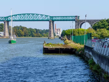 BOYNE VIADUCT Boyne Viaduct, Drogheda, railway bridge, Sir John Benjamin Macneill, Victorian engineering, landmark, transport link,...
