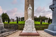 THE OLDER SECTION OF GLASNEVIN CEMETERY [FEATURES MANY CELTIC AND HIGH CROSSES]-236386-1