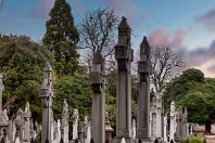 THE OLDER SECTION OF GLASNEVIN CEMETERY [FEATURES MANY CELTIC AND HIGH CROSSES]-236396-1