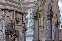 THE OLDER SECTION OF GLASNEVIN CEMETERY [FEATURES MANY CELTIC AND HIGH CROSSES]-236403-1