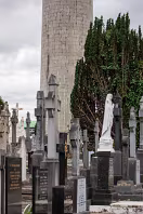 THE OLDER SECTION OF GLASNEVIN CEMETERY [FEATURES MANY CELTIC AND HIGH CROSSES]-236407-1