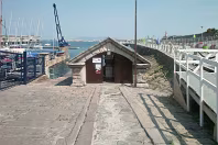 I PHOTOGRAPHED THE EAST PIER WHILE RESTORATION WORK WAS UNDERWAY [DUN LAOGHAIRE MAY 2008]-236165-1