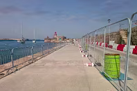 I PHOTOGRAPHED THE EAST PIER WHILE RESTORATION WORK WAS UNDERWAY [DUN LAOGHAIRE MAY 2008]-236169-1