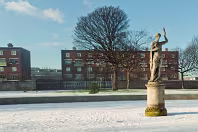 HENRIETTA IN THE SNOW AT THE TEMPLE [THE LAST DAYS OF AN VERY OLD STATUE]-269335