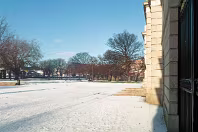 I RETURNED TO DUBLIN FROM BRUSSELS AND THE WEATHER WAS MUCH THE SAME - MAYBE WORSE [SNOW IS UNUSUAL IN DUBLIN]-269344