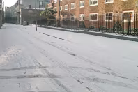 I RETURNED TO DUBLIN FROM BRUSSELS AND THE WEATHER WAS MUCH THE SAME - MAYBE WORSE [SNOW IS UNUSUAL IN DUBLIN]-269347