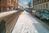 I RETURNED TO DUBLIN FROM BRUSSELS AND THE WEATHER WAS MUCH THE SAME - MAYBE WORSE [SNOW IS UNUSUAL IN DUBLIN]-269350