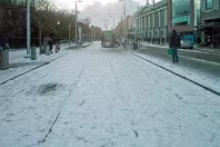 I RETURNED TO DUBLIN FROM BRUSSELS AND THE WEATHER WAS MUCH THE SAME - MAYBE WORSE [SNOW IS UNUSUAL IN DUBLIN]-269379