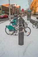 I RETURNED TO DUBLIN FROM BRUSSELS AND THE WEATHER WAS MUCH THE SAME - MAYBE WORSE [SNOW IS UNUSUAL IN DUBLIN]-269384