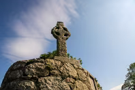 HIGH CROSS NEAR TULLY CHURCH [DISCOVERED AND SAVED BY JAMES F GREHAN]-235984-1 SONY DSC