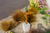 ABSTRACT IS A SCULPTURE BY FRED ROCHFORD [SCULPTURE IN CONTEXT 2014]-235049-1
