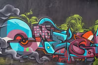 STREET ART INCLUDING THE SLEEPING PATTERNS MURALS [THE CAHILL MAY ROBERTS SITE JUNE 2016]-244472-1