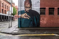 MURALS ON UNION STREET BELFAST BY VISUAL WASTE [EARLY EXAMPLES OF HIS WORK]-235439-1 MURAL BY URBAN WASTE