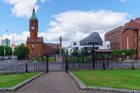 FORMER ORMEAU BAKERY IN BELFAST CLOSED ABOUT 20 YEARS AGO [NOW AN APARTMENT BLOCK]-235392-1 FORMER ORMEAU BAKERY IN BELFAST