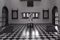 THE BLACK AND WHITE HALL [LANYON BUILDING AT QUEENS UNIVERSITY]-235533-1 THE BLACK AND WHITE HALL