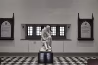 BLACK AND WHITE HALL