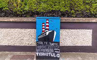 STREET ART 2017 - PAINTED CABINET AT ALFI BYRNE ROAD CLONTARF [WELCOME - FAILTE]-244447-1