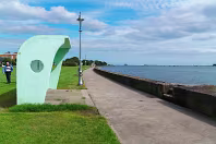 RETRO WIND SHELTERS AND OTHER STRUCTURES IN CLONTARF [DESIGNED IN 1934 BY HERBERT SIMMS]-244376-1