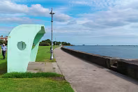 RETRO WIND SHELTERS AND OTHER STRUCTURES IN CLONTARF [DESIGNED IN 1934 BY HERBERT SIMMS]-244377-1
