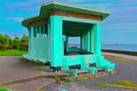 RETRO WIND SHELTERS AND OTHER STRUCTURES IN CLONTARF [DESIGNED IN 1934 BY HERBERT SIMMS]-244379-1