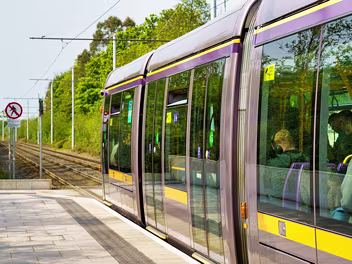 CABRA TRAM STOP MOUNT BERNARD PARK IS AT THIS STOP