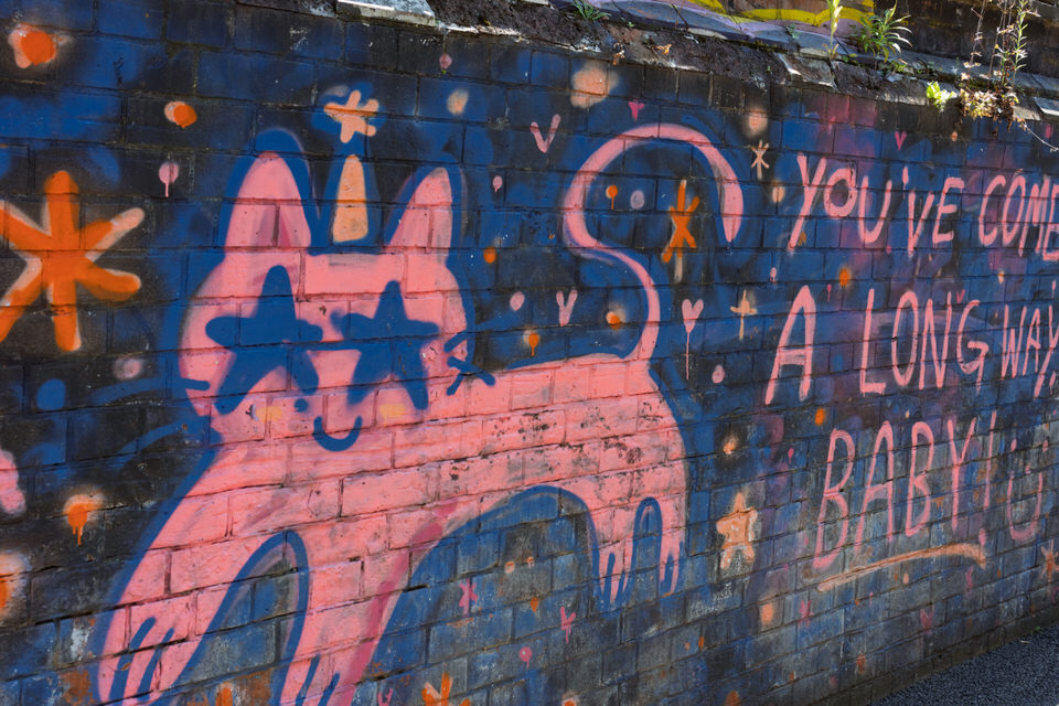 Rosemary Street And Laneway Featuring Street Art Gallery