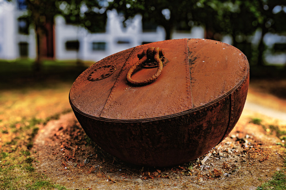 Is This Public Art Or A Rusty Metal Yoke